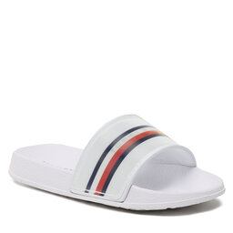 Tommy Hilfiger Ciabatte Tommy Hilfiger Reflective Pool Slide T3B0-32931-1172 M White 100