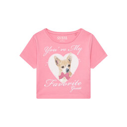 Guess Guess T-Shirt J5YI08 K6YW4 Rosa Regular Fit