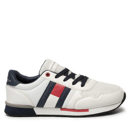 

Снікерcи Tommy Hilfiger Low Cut Lace-Up Sneaker T3B4-30483-0733 White/Blue X336, Білий