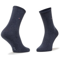 

Набір з 2 пар високих шкарпеток unisex Tommy Hilfiger 100001494 Jeans 004, Cиній