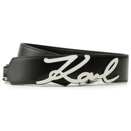 KARL LAGERFELD Bandoulière / Anse amovible KARL LAGERFELD 211W3902 Black/White
