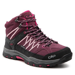CMP Chaussures de trekking CMP Kids Rigel Mid Trekking Shoe Wp 3Q12944J Prugna/Peach 05HM