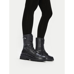 Coccinelle Schnürstiefeletten Coccinelle Coccinellemagie E4 RJO 35 01 01 Schwarz