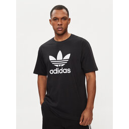 adidas adidas Marškinėliai adicolor Trefoil IU2364 Juoda Regular Fit
