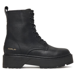 REPLAY Schnürstiefeletten REPLAY Luisa GWL63 .000.C0086S Schwarz