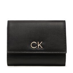 Calvin Klein Portafoglio grande da donna Calvin Klein Re-Lock Trifold Md Pbl K60K610969 BAX