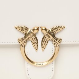 

Сумка Pinko Love One Top Handle Classic Light PE 23 PLTT 100066 A0F1 White Z14Q, Білий