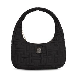 Tommy Hilfiger Handtasche Tommy Hilfiger Th Chic Nylon Shoulder Bag AW0AW15082 BDS