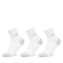 New Balance Lange Socken New Balance Active Cushion Quarter Socks LAS35204WT Weiß