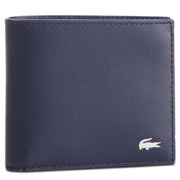 Lacoste Portafoglio grande da uomo Lacoste M Billfold Coin NH1112FG Peacoat 021