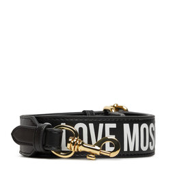 LOVE MOSCHINO Přídavný popruh na kabelku LOVE MOSCHINO JC6404PP1LLV100A Černá