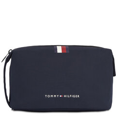 Tommy Hilfiger Kosmetyczka Tommy Hilfiger Th Skyline Stripe Washbag AM0AM12092 Space Blue DW6