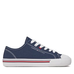 Tommy Hilfiger Scarpe da ginnastica Tommy Hilfiger Low Cut Lace Up Sneaker T3X9-33324-0890 S Blu scuro