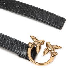 

Жіночий ремінь Pinko Love Lizard H2 Belt AI 22-23 PLT01 1H213U A041 Black Z99Q, Чорний