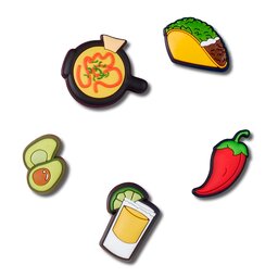 

Прикраса для взуття Crocs Mexican Food 5 Pack 10011404 mix, Кольоровий