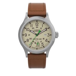 Timex Klocka Timex Expedition x Peanuts TW4B25000 Brown
