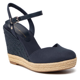 Tommy Hilfiger Espadrillos Tommy Hilfiger Basic Closed Toe High Wedge FW0FW04786 Desert Sky DW5