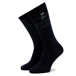 Aeronautica Militare Vysoké pánske ponožky Aeronautica Militare 231CZ011L499 Blu Navy 08347