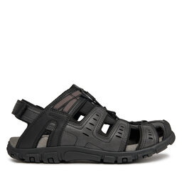 Geox Basutės Geox Uomo Sandal Strada U4524C 000ME C9999 Juoda