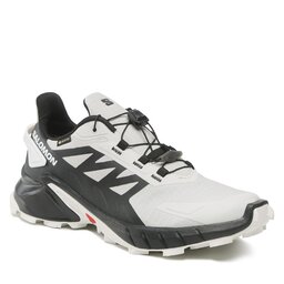Salomon Pantofi Salomon Supercross 4 Gtx GORE-TEX L41731900 Lunar Rcok/Black/White