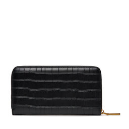 

Великий жіночий гаманець Monnari PUR0141-020 Shiny Black, Чорний
