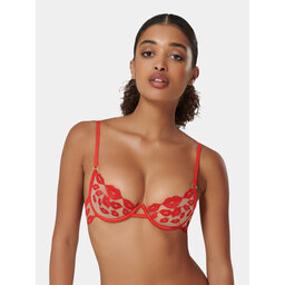 Bluebella Bluebella Sujetador con aros Marian 42226 Rojo