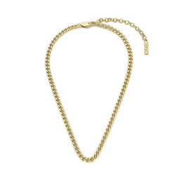 Luv AJ Naszyjnik Luv AJ Classiquw Skinny Curb Chain (5mm) CORE22-N-CSCC-G Złoty