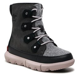 Sorel Vinterskor Sorel Explorel II Joan Felt Wp NL4461 Jet/Vapor 093