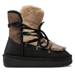 D.Franklin Stivali da neve D.Franklin Nordic Trk Fur DFSH370012 Nero