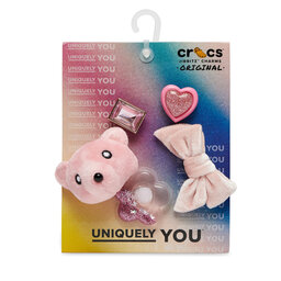 Crocs Accesorii pentru pantofi Crocs Jibbitz Positively Pink Mix 5 Pack 10013710 Colorat