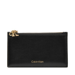 Calvin Klein Etui pentru carduri Calvin Klein Ck Zip Cardcase 6Cc LV04F1076G Negru