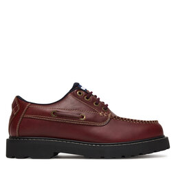 Tommy Jeans Halbschuhe Tommy Jeans Archive '01 Boat Shoe Leather EM0EM01651 Braun
