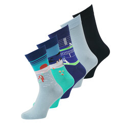 Jack&Jones 5er-Set hohe Herrensocken Jack&Jones Sunrise 12277377 Bunt