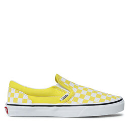 

Кросівки Vans Classic Slip-On VN0A4UH8ABP1 (Checkerboard) Blazing Ye, Жовтий