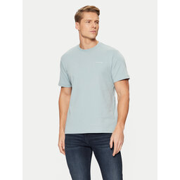 Calvin Klein Calvin Klein T-Shirt Micro Logo Interlock T-Shirt K10K109894 Blau Regular Fit