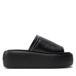 

Шльопанці Calvin Klein Flatform Slide Lth HW0HW01943 Black BEH, Чорний