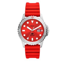 Fossil Uhr Fossil Blue FS5997 Red/Silver