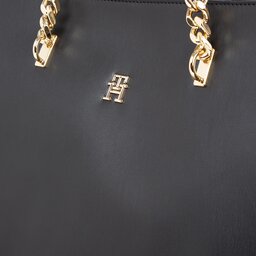 

Сумка Tommy Hilfiger Th Refined Tote AW0AW16112 Black BDS, Чорний