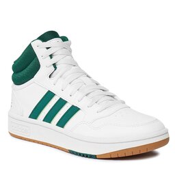 adidas Pantofi adidas Hoops 3.0 Mid Lifestyle Basketball Classic Vintage Shoes IG5570 Cwhite/Cgreen/Gum4