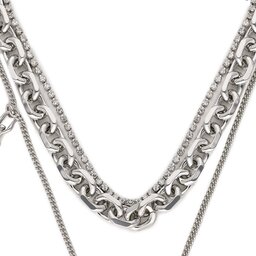 

Намисто Patrizia Pepe 8JA024/M003-J3AG Silver Crystal, Срібний