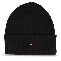 Tommy Hilfiger Gorro Tommy Hilfiger Essential Flag Beanie AW0AW15309 Black BDS