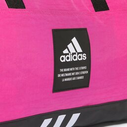 

Сумка adidas 4ATHLTS Medium Duffel Bag HZ2474 semi lucid fuchsia/black/white, Рожевий