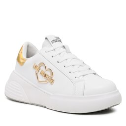 LOVE MOSCHINO Сникърси LOVE MOSCHINO JA15105G1HIA510A Bian/Plat