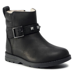 Μπότες Clarks Dabi Trim T 261526696 Black Leather