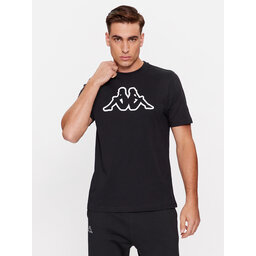 Kappa Kappa Marškinėliai Logo Korpo Cromen 303HZ70 Juoda Regular Fit