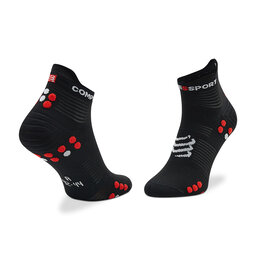 

Високі шкарпетки unisex Compressport Pro Racing Socks V4.0 Run Low XU00047B_906 Black/Red, Чорний