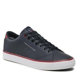 Tommy Hilfiger Sneakersy Tommy Hilfiger Th Hi Vulc Core Low Leather FM0FM04731 Desert Sky DW5