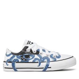 

Кеди Converse Ctas Ox 372730C White/Dk Marina Blue/Black, Білий