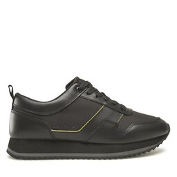 

Снікерcи Calvin Klein Low Top Lace Up Mix HM0HM00741 Black/Reptile Green 0GO, Чорний