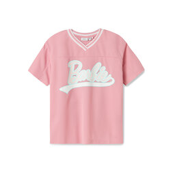 NAME IT NAME IT Marškinėliai Barbie 13243113 Rožinė Relaxed Fit